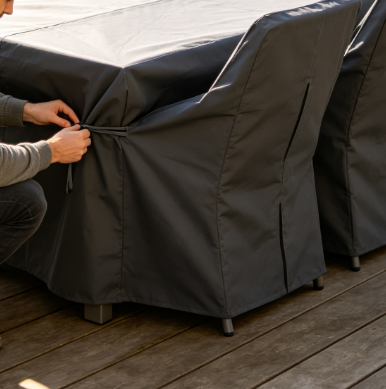 Patio Furniture Protective Cover Installation