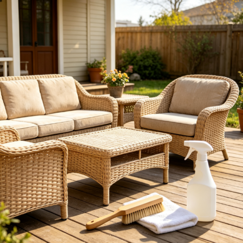 At-home Wicker Furniture Cleaning